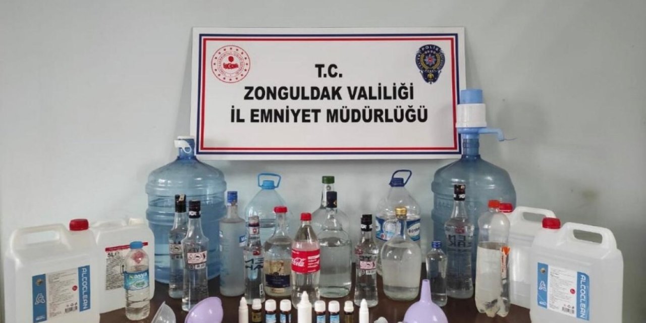 Emniyetten Sahte Alkol Operasyonu