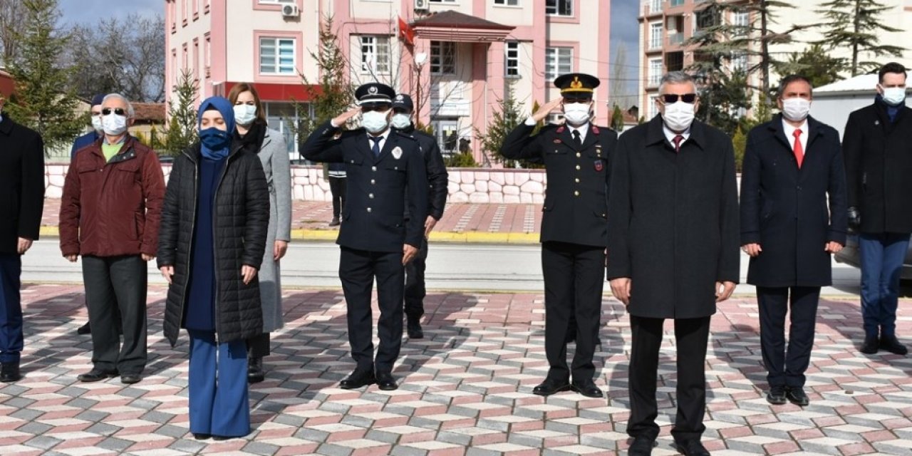 İ̇nönü’de 18 Mart Şehitleri Anma Töreni Düzenlendi