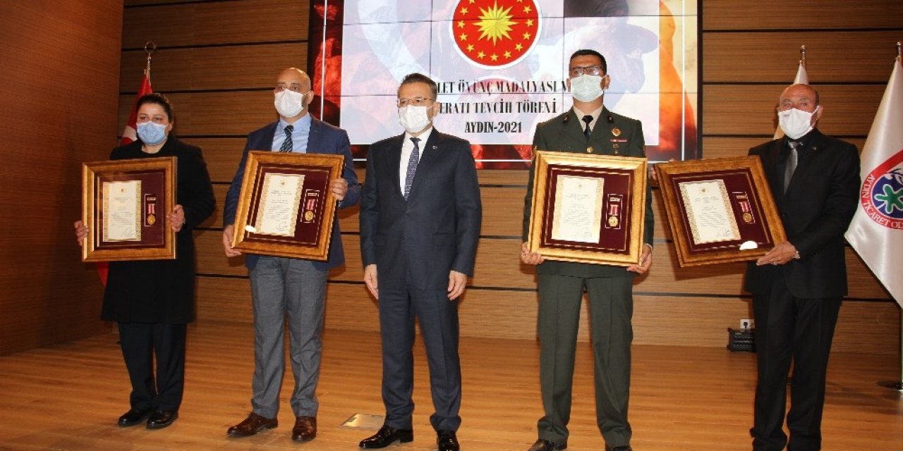 Aydın’da Devlet Övünç Madalyası Ve Beratı Tevcih Töreni Gerçekleştirildi
