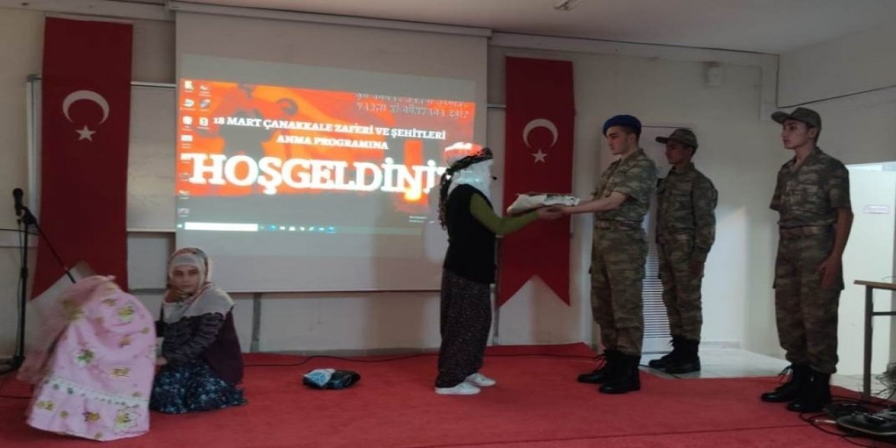 ’çanakkale’den Mektup’ Konulu Skeç Duygulandırdı