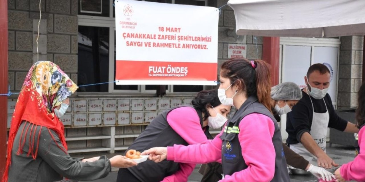 Germencik Belediyesi Şehitler İçin Lokma Hayrı Yaptı