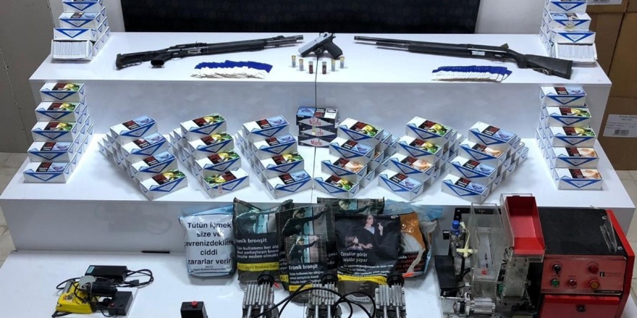 Samsun’da Kaçak Sigara Mamulleri Ele Geçirildi