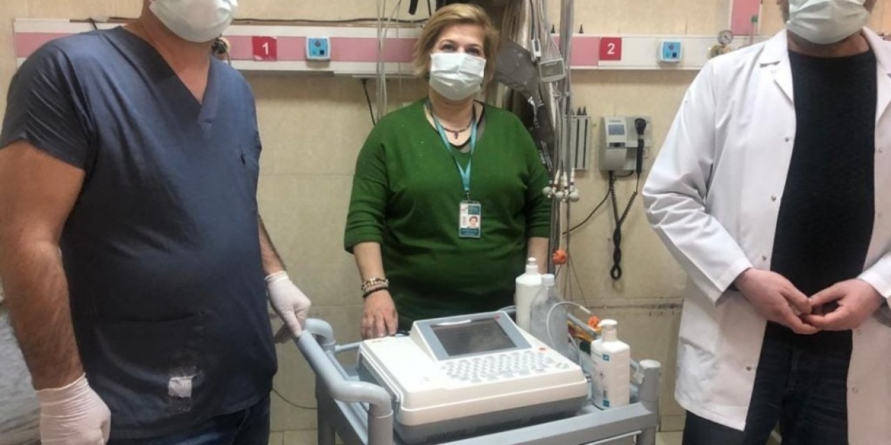Çine Devlet Hastanesi’ne Ekg Cihazı Bağışlandı