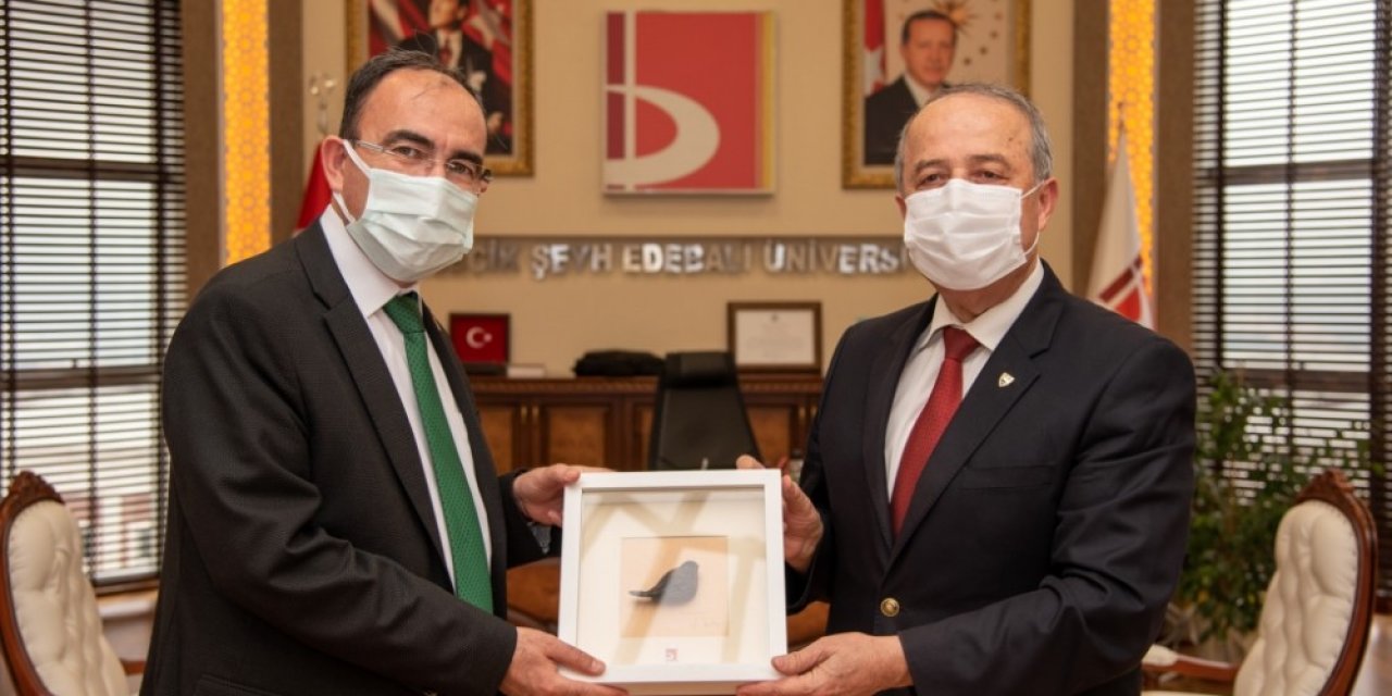 Vali Yardımcı Taşdöğen’den Rektör Beydemir’e Veda Ziyareti