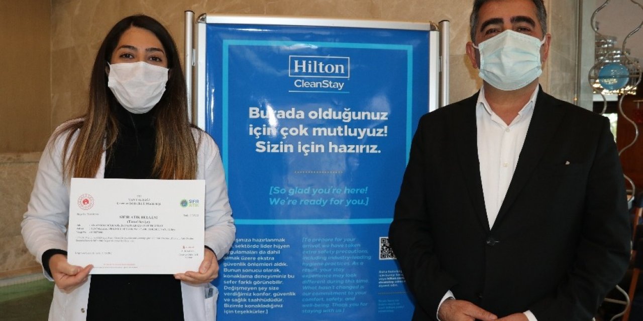 Hilton Oteli’ne ‘sıfır Atık’ Belgesi