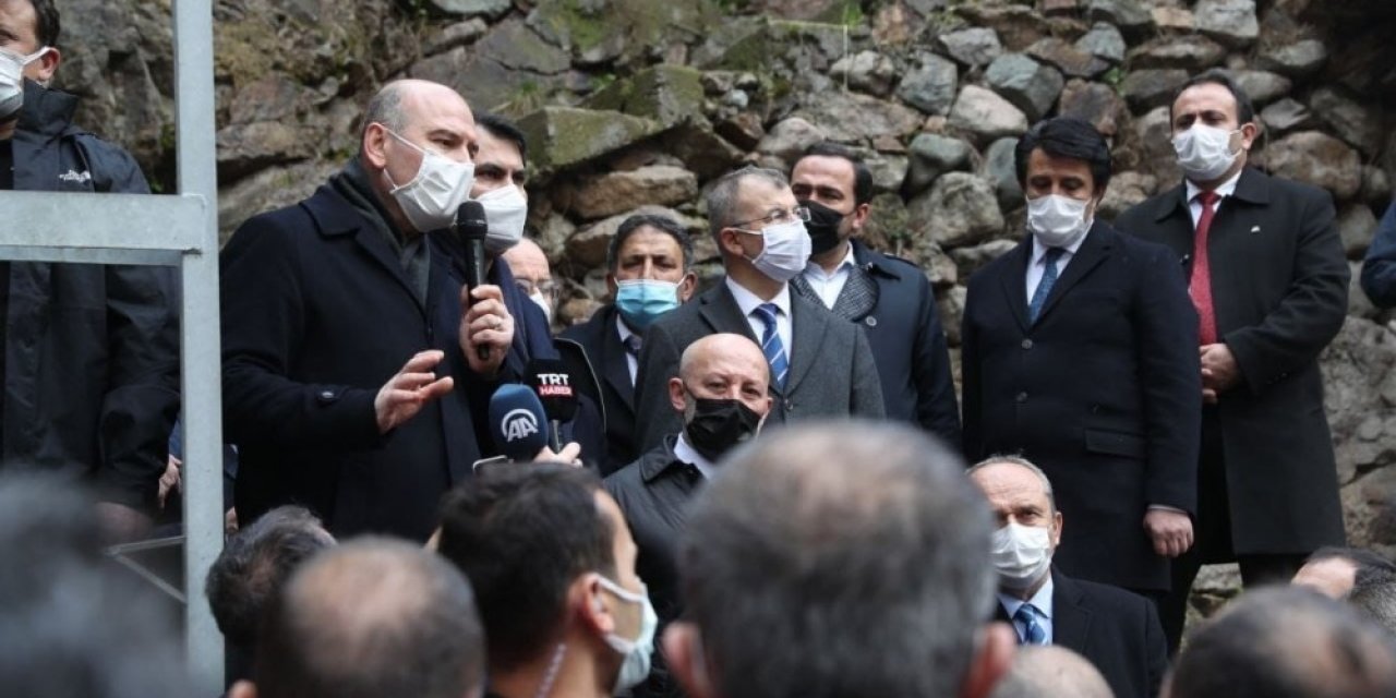 Bakanlar Soylu Ve Kurum Evleri Yanan Vatandaşlara Seslendi