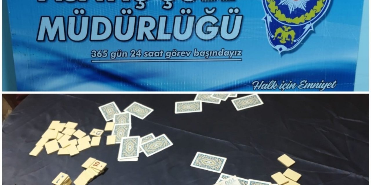 Malatya’da Kumar Oynayanlara Baskın