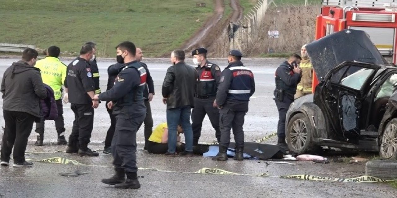 Kazada Ölen Eşe En Acı Veda