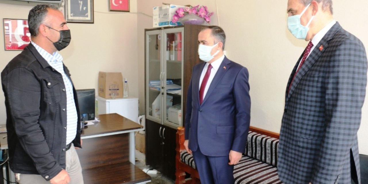 Yalçınkaya, Esnafı Ziyaret Etti