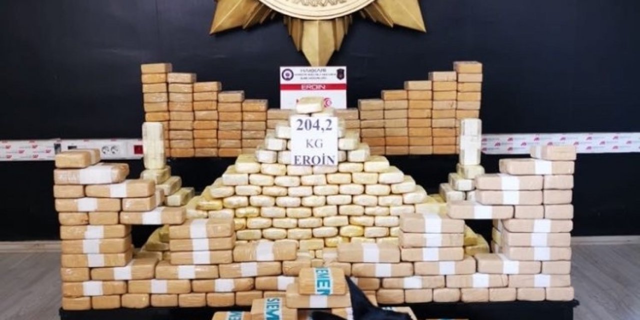 Yüksekova’da 204 Kilo 200 Gram Eroin Ele Geçirildi