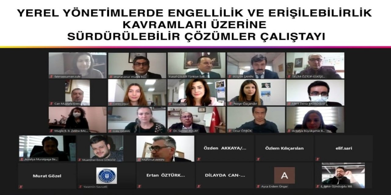 Büyükşehir Belediyesinin Conline Çalıştayları Sürüyor