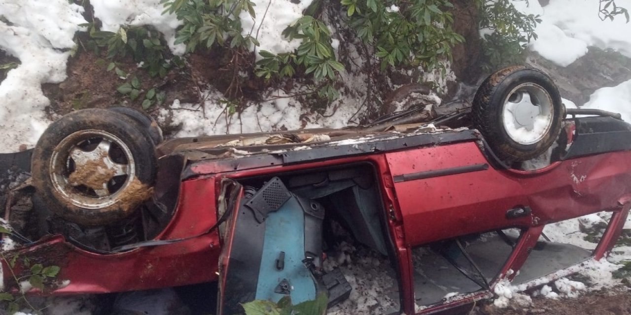 Trabzon’da Trafik Kazası: 1 Ölü, 2 Yaralı