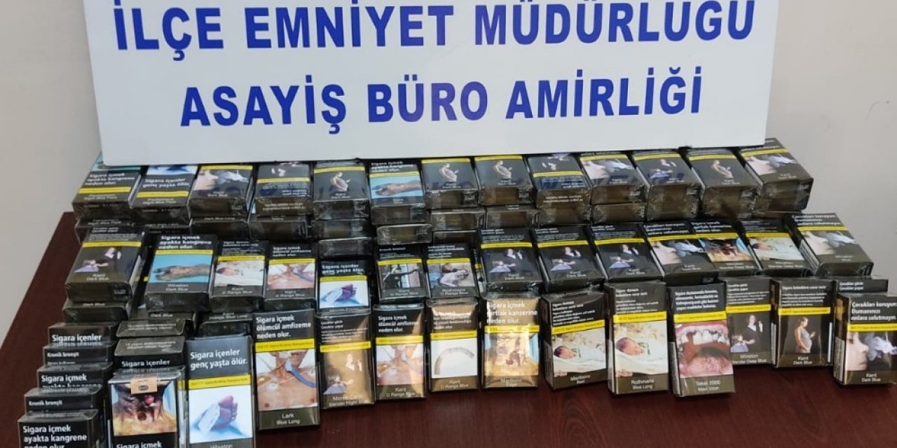 Marketten Sigara Çalan Hırsızlar Yakalandı