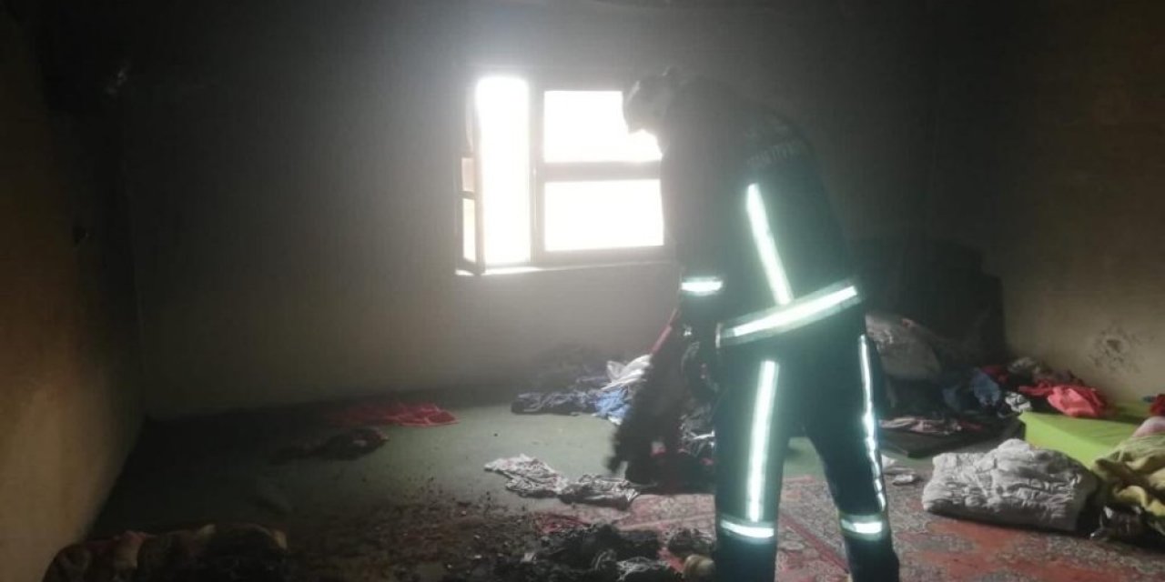 Van’da Yangın: Anne Ve 3 Çocuğu Zehirlendi