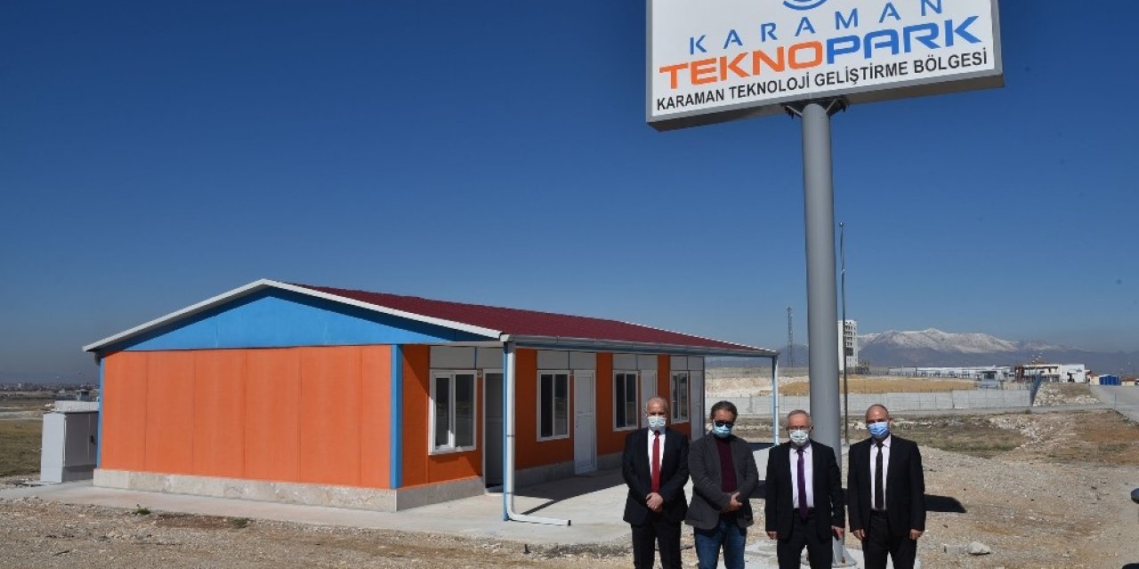 Rektör Ak, Karaman Teknopark’ta İncelemelerde Bulundu