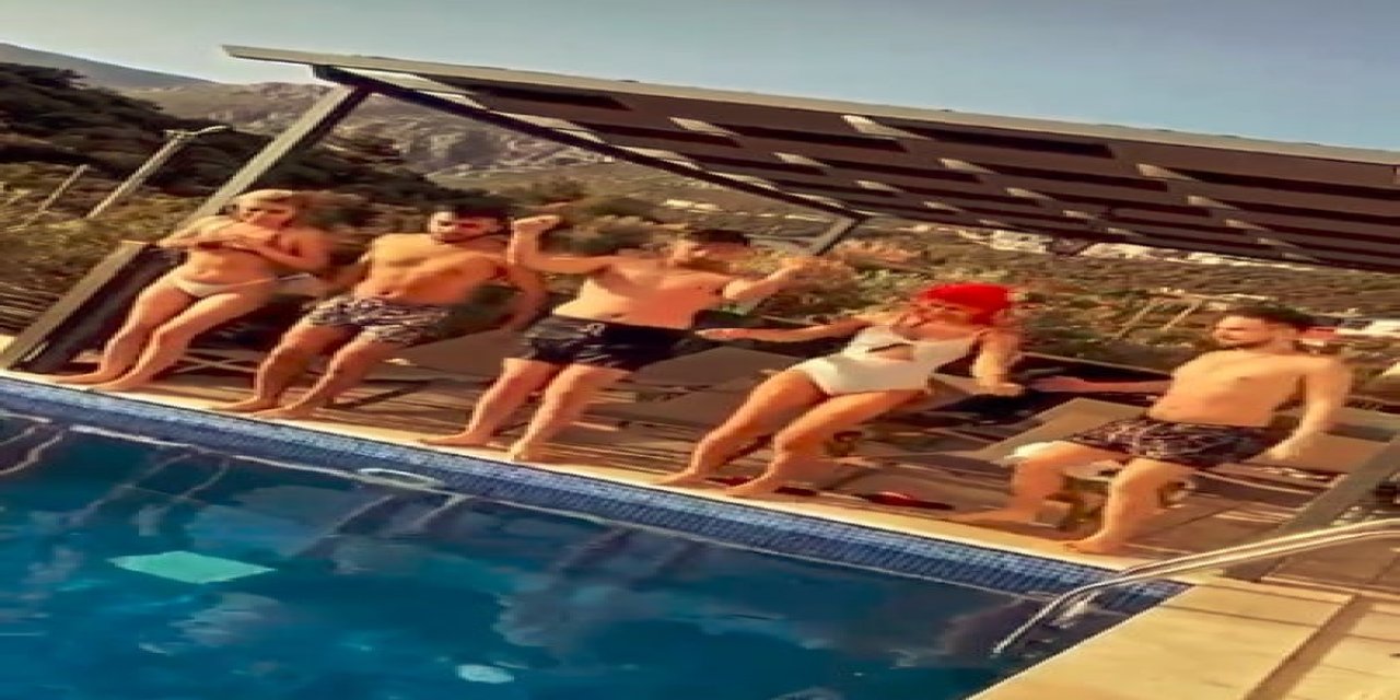 Villada ’pes’ Dedirten Kaçak Havuz Partisi