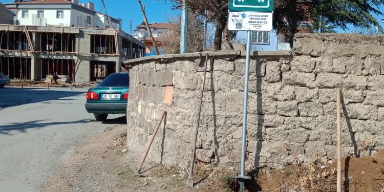 Develi’de Afet Ve Acil Toplanma Alanları Belirlendi