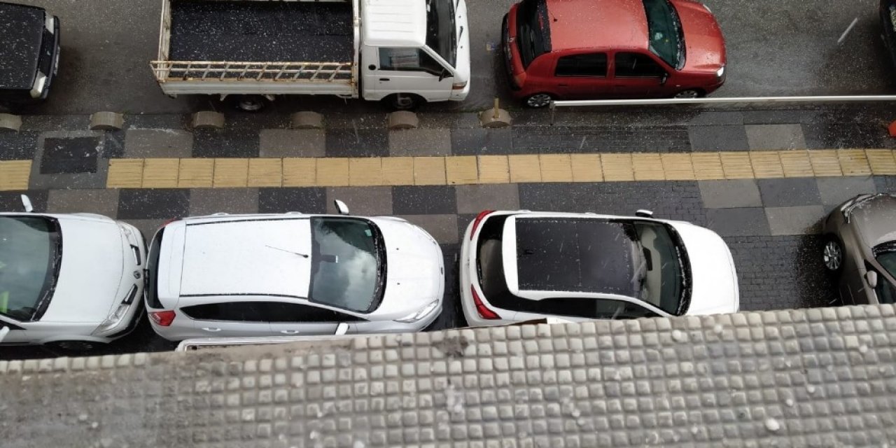 Başkent’te Sağanak Yağış Ve Dolu Etkili Oldu