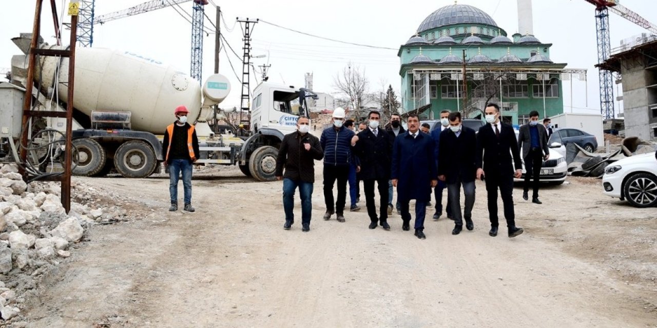 Başkan Gürkan Kentsel Dönüşüm Çalışmalarını Yerinde İnceledi
