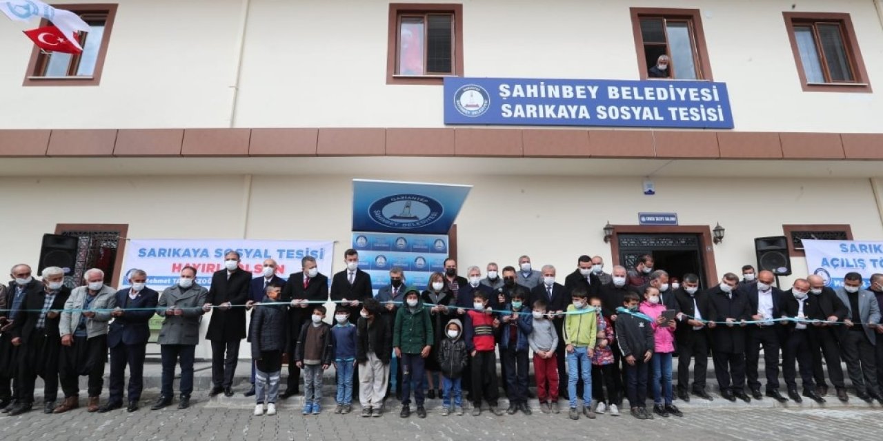 Şahinbey’den Bir Tesis De Sarıkaya Mahallesine