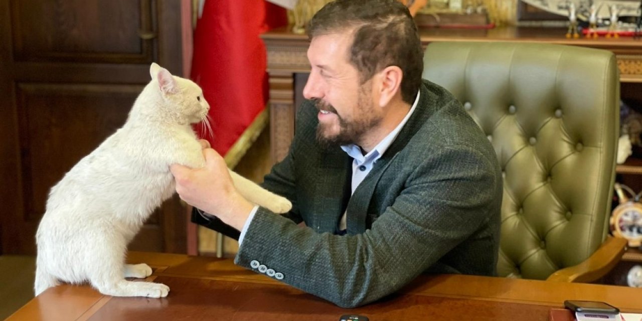 Başkanın Makamında Sevimli Bir Maskot