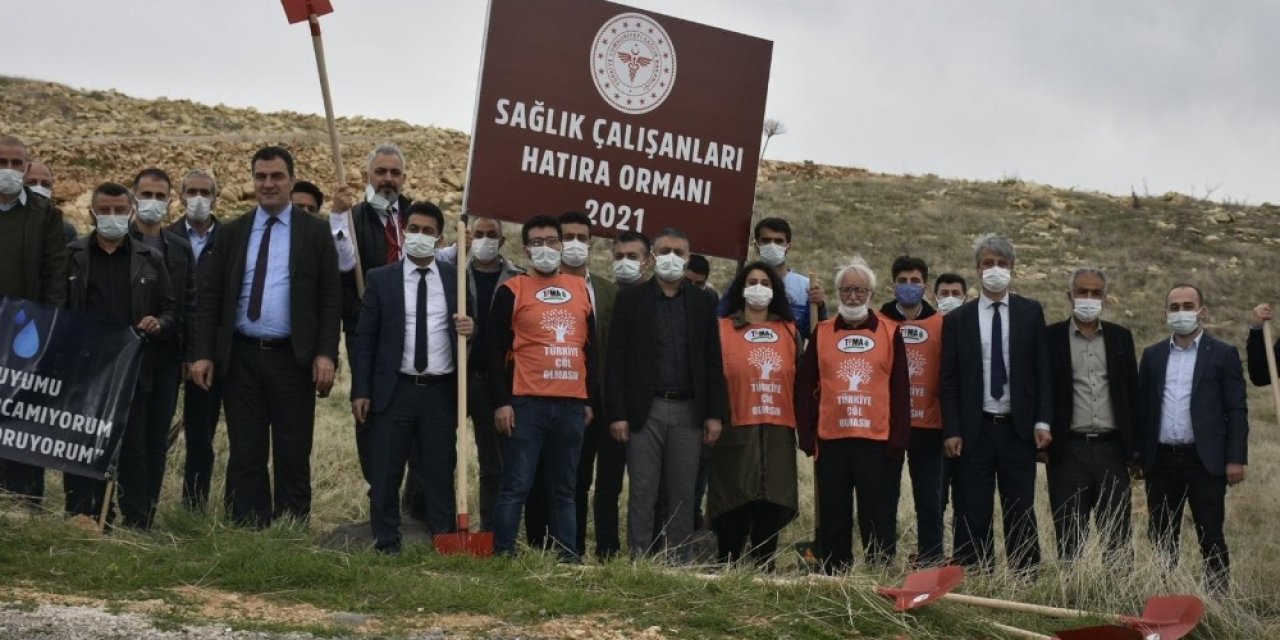 Mardin’de Sağlık Çalışanları Adına Hatıra Ormanı Oluşturuldu