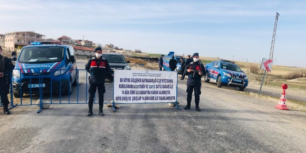 Gülşehir Emmiler Köyünde Karantina Sona Erdi