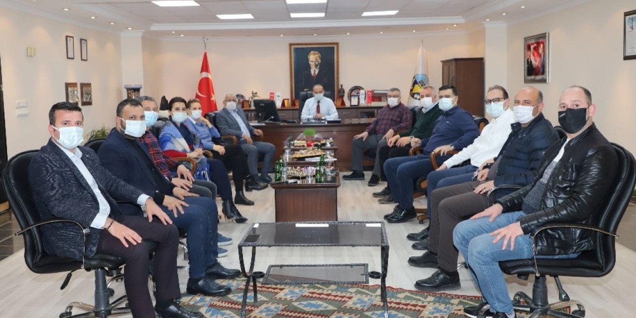 Başkan Akın, Kırklareli Belediye Başkanı Mehmet Siyam’ı Ağırladı