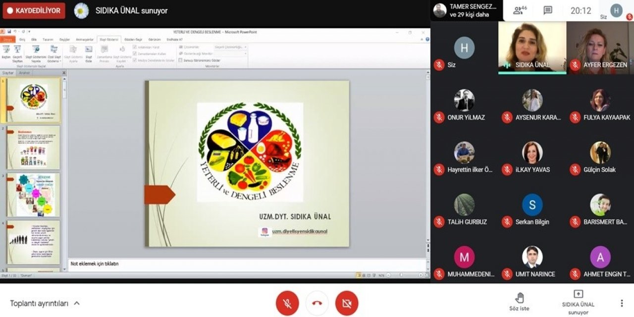 Koçarlı Myo’da ’pandemide Beslenme Ve Bağışıklık’ Semineri Düzenlendi