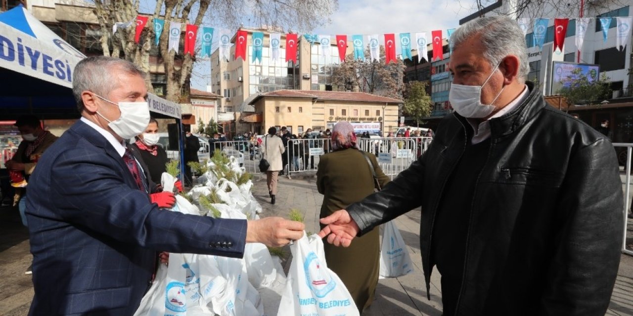 Şahinbey’de 150 Bin Fidan Dağıtılıyor