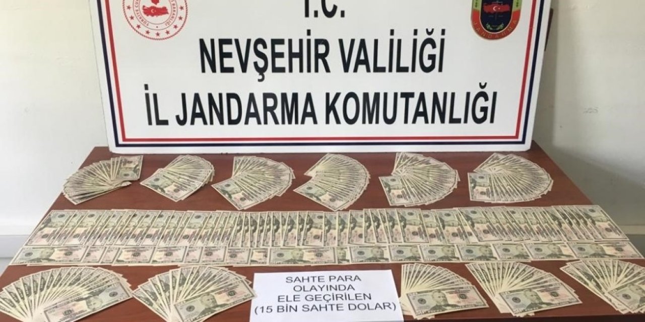 Nevşehir’de Sahte 15 Bin Dolar Ele Geçirildi