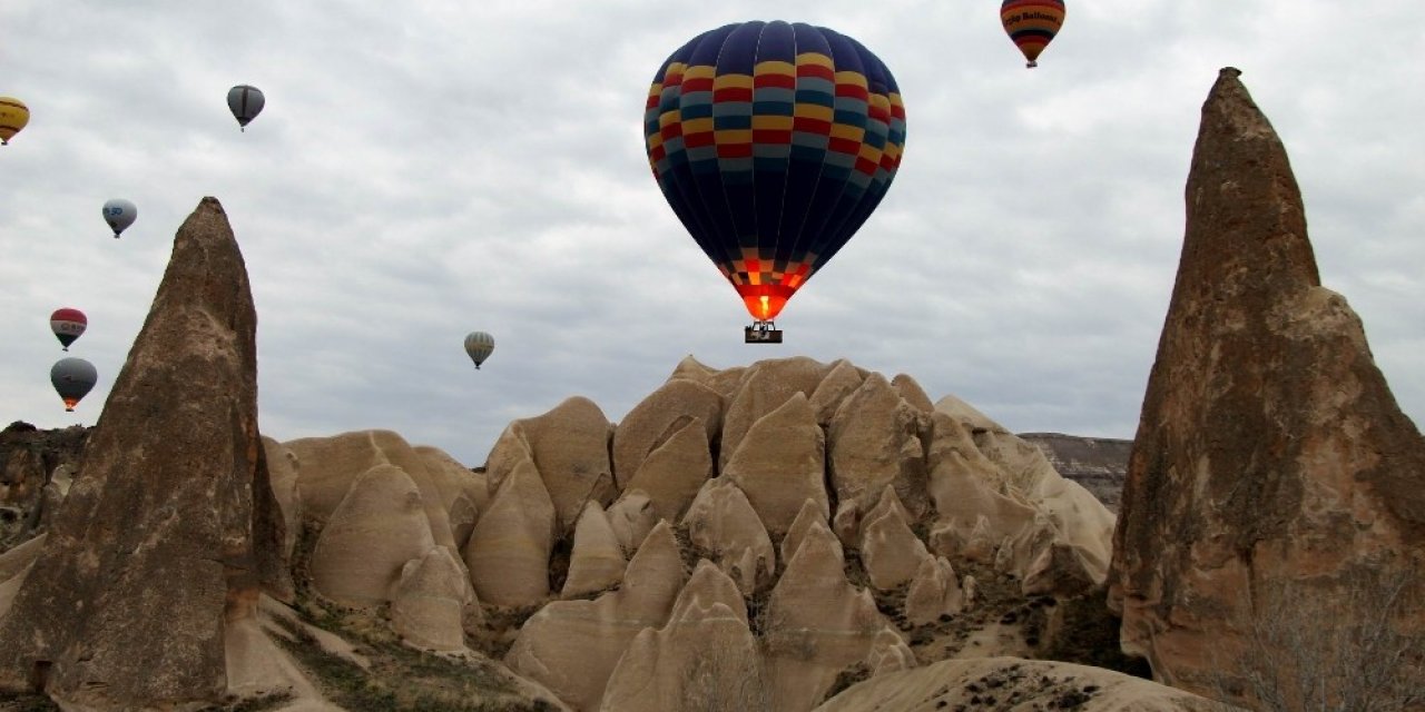 Kapadokya’da Balon Turları Hafta Sonuna Kadar Yapılamayacak
