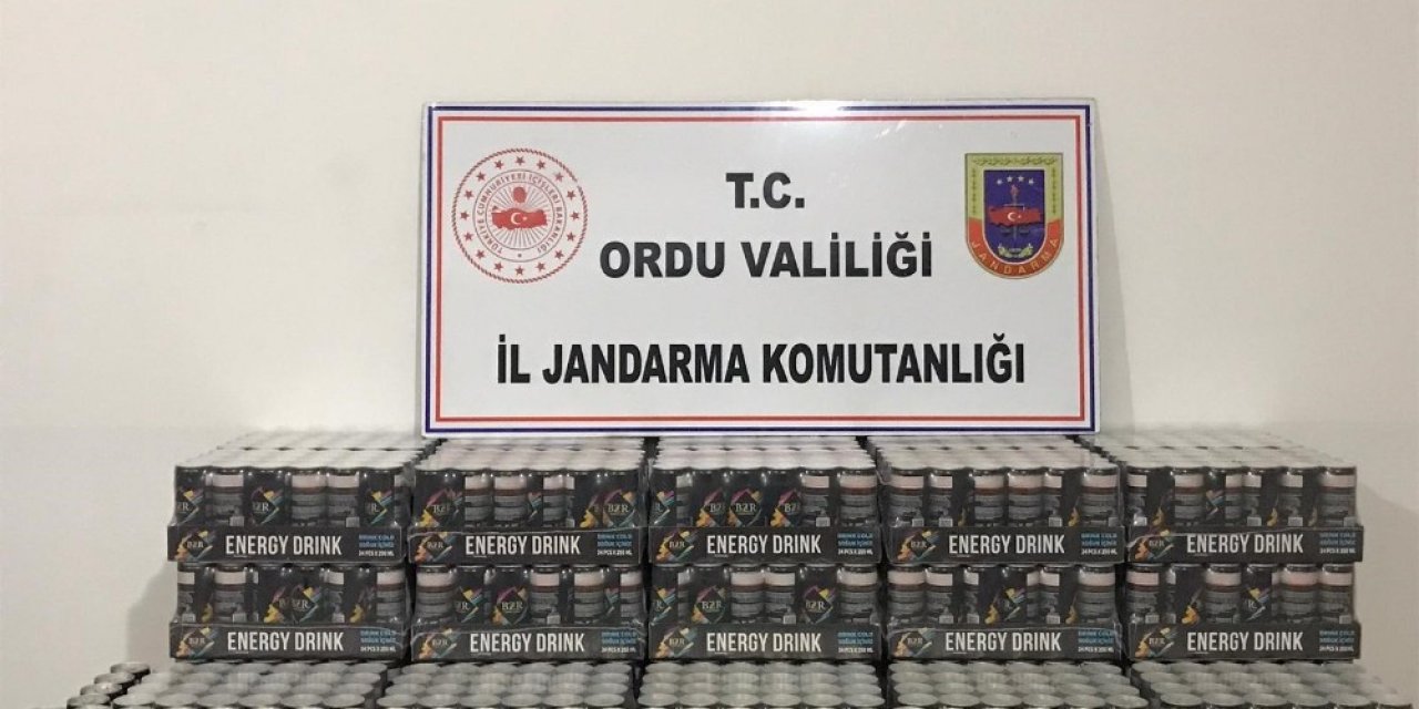 Ordu’da Sahte Enerji İçeceği Ele Geçirildi