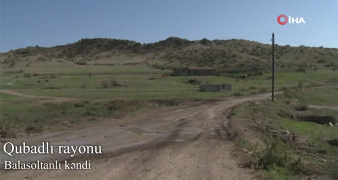 Ermenistan işgalinden kurtarılan Balasoltanlı köyü görüntülendi