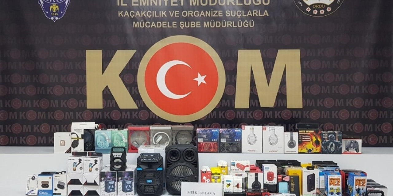 Ordu’da Kaçak Telefon Operasyonu
