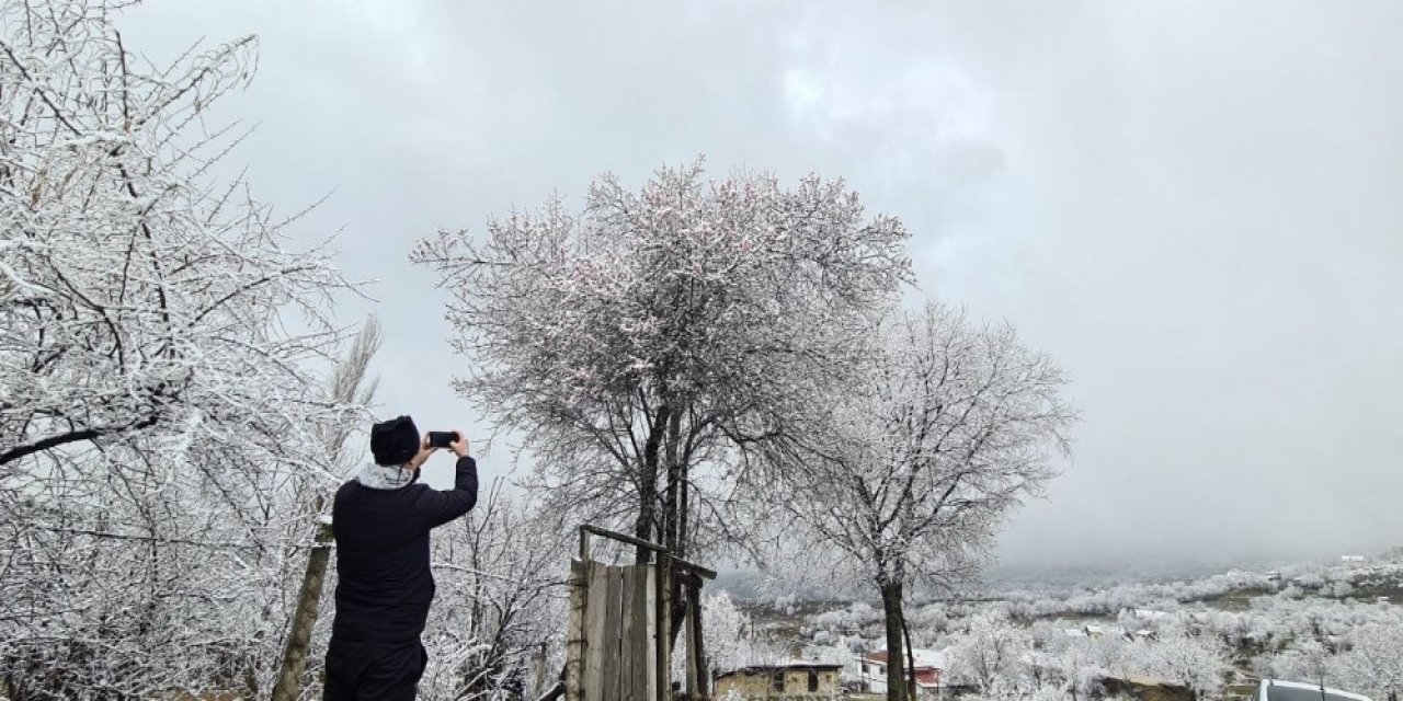 Karabük’te Kar Yağışı İle Birlikte Kartpostallık Görüntüler Ortaya Çıktı