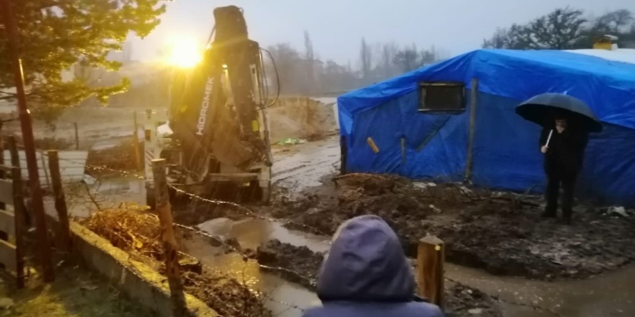 Tokat’ta, Sağanak Yağış Su Baskınlarına Neden Oldu