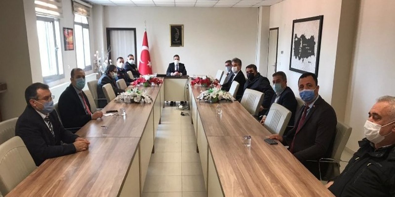 Burhaniye’de İ̇lçe Hıfzıssıhha Kurulu Toplandı