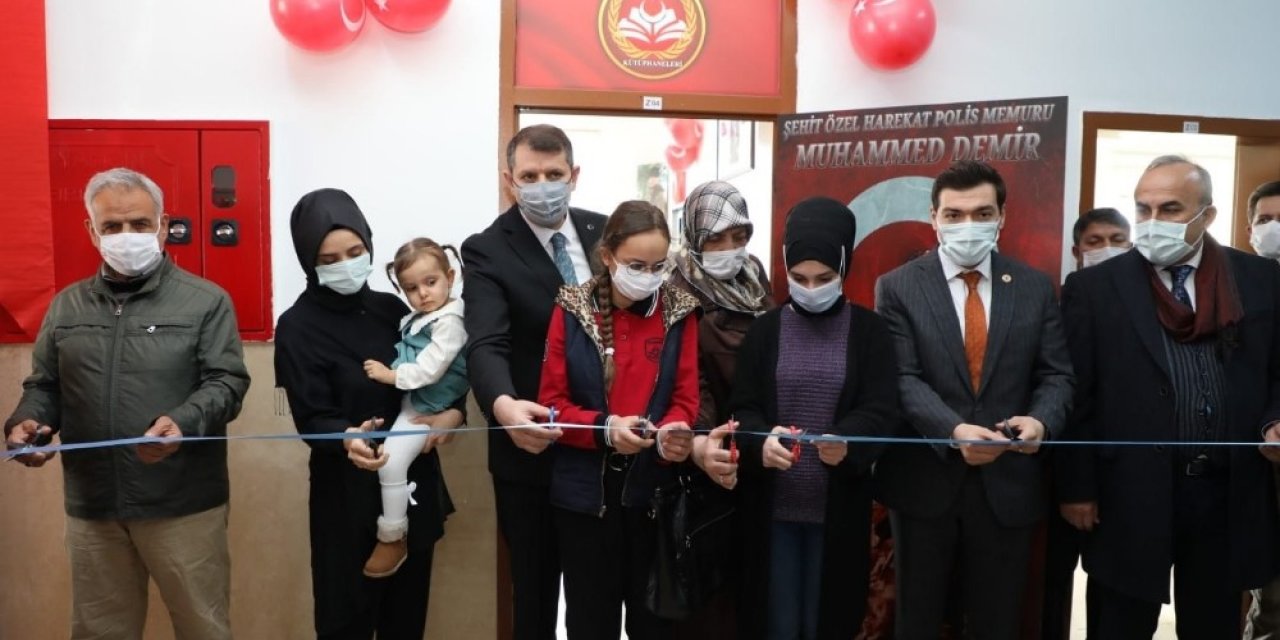 Şehidin İsmi Kütüphanede Yaşatılacak