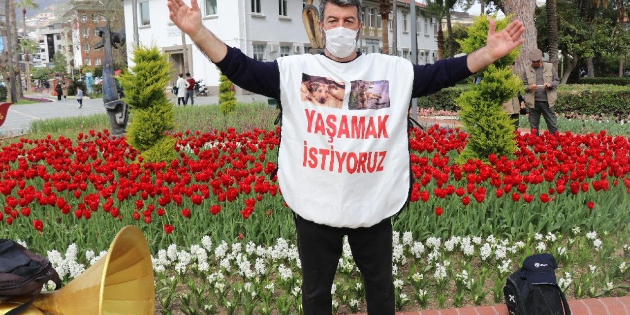 Mersin’den Alanya’ya Yürüdü ‘kim Bu Manyak’ Dediler