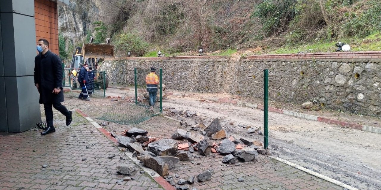 Zonguldak’ta Sağanak Yağış Nedeniyle Heyelan Oldu
