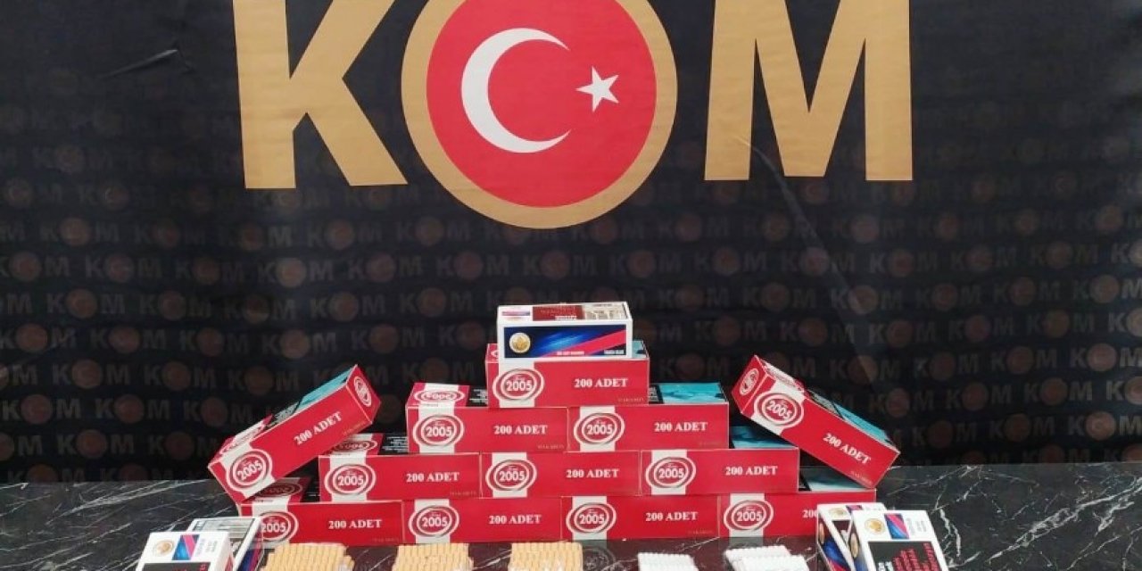 Kütahya’da Bir İş Yerinde 4 Bin 100 Adet Makaron Ele Geçirildi