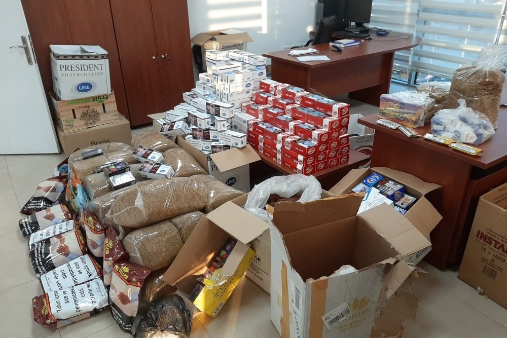 Amasya’da kaçak tütün operasyonu