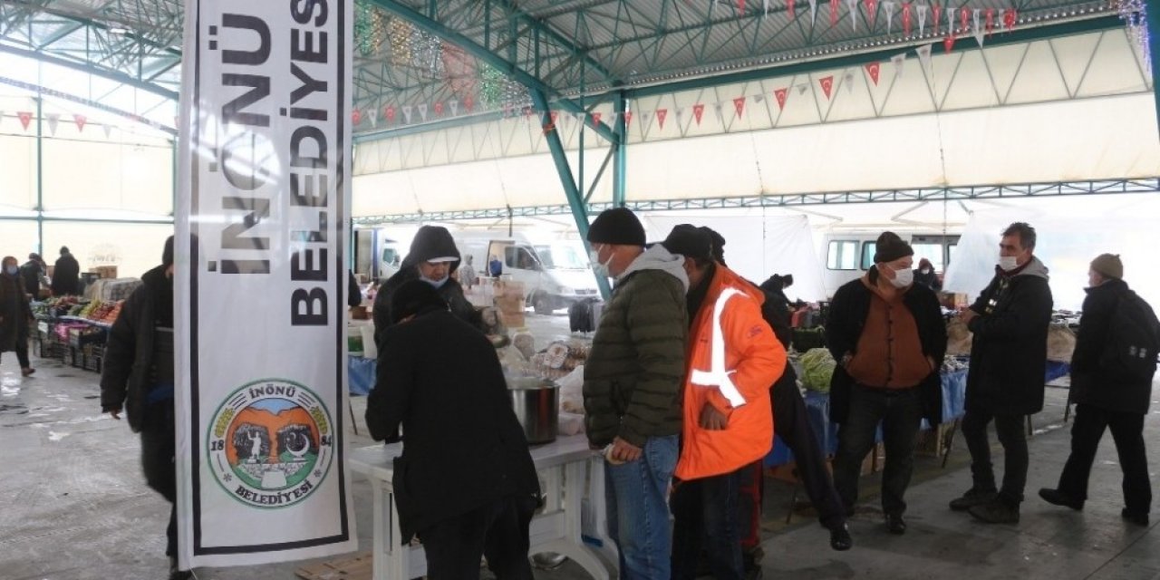 İ̇nönü Belediyesi Esnafın İçini Isıtıyor