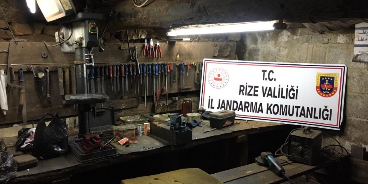 Rize’de Kaçak Silah Operasyonu
