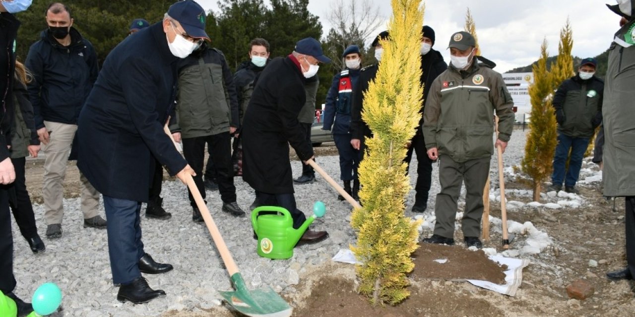 Karabük’te Bin 750 Fidan Toprakla Buluşturuldu