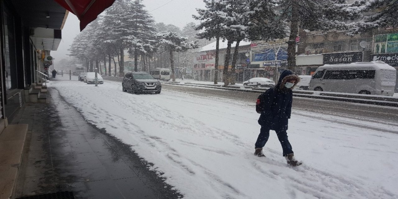 Bitlis’te Yoğun Kar Yağışı