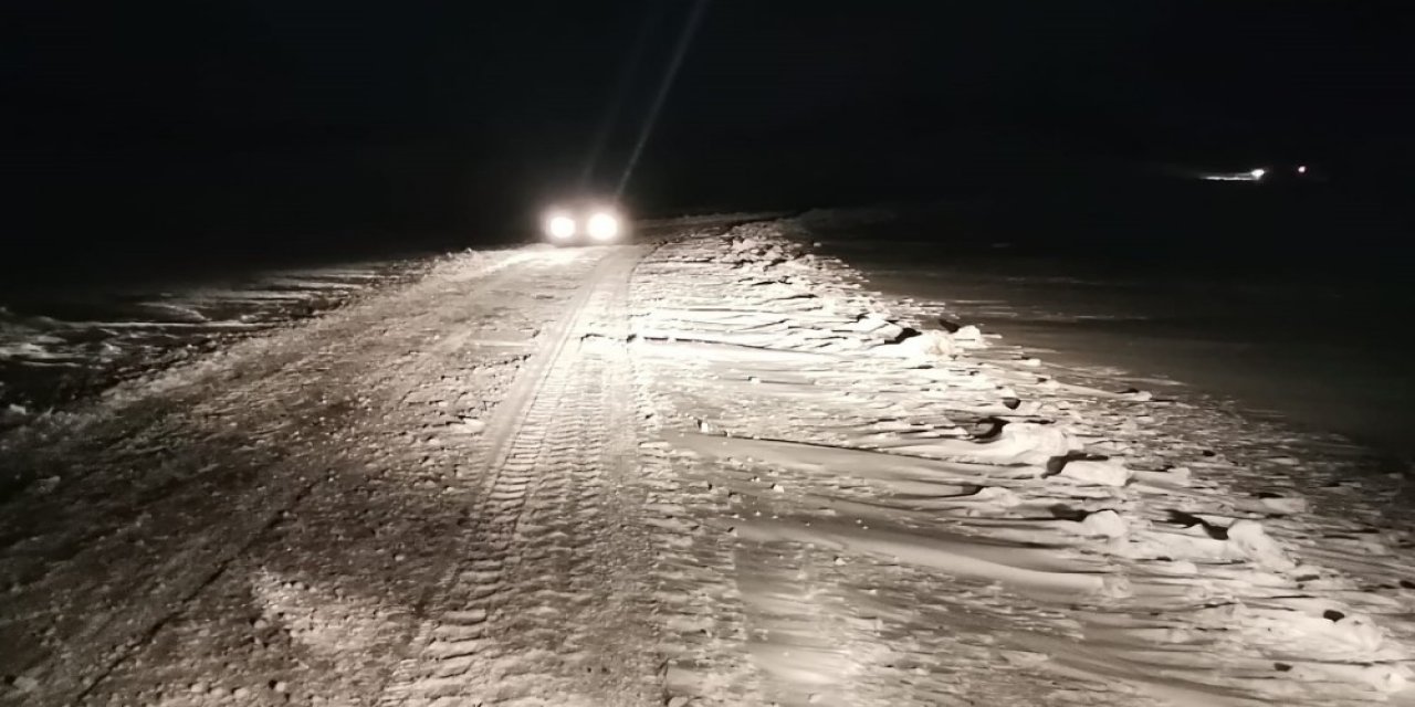 Kar Ve Tipi Nedeniyle Yolda Mahsur Kaldılar