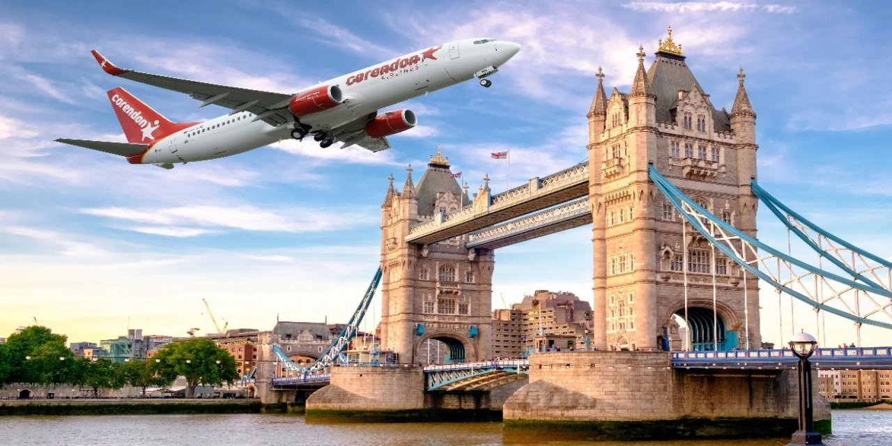Corendon Airlines 2022 İngiltere Uçuşlarını Satışa Açtı
