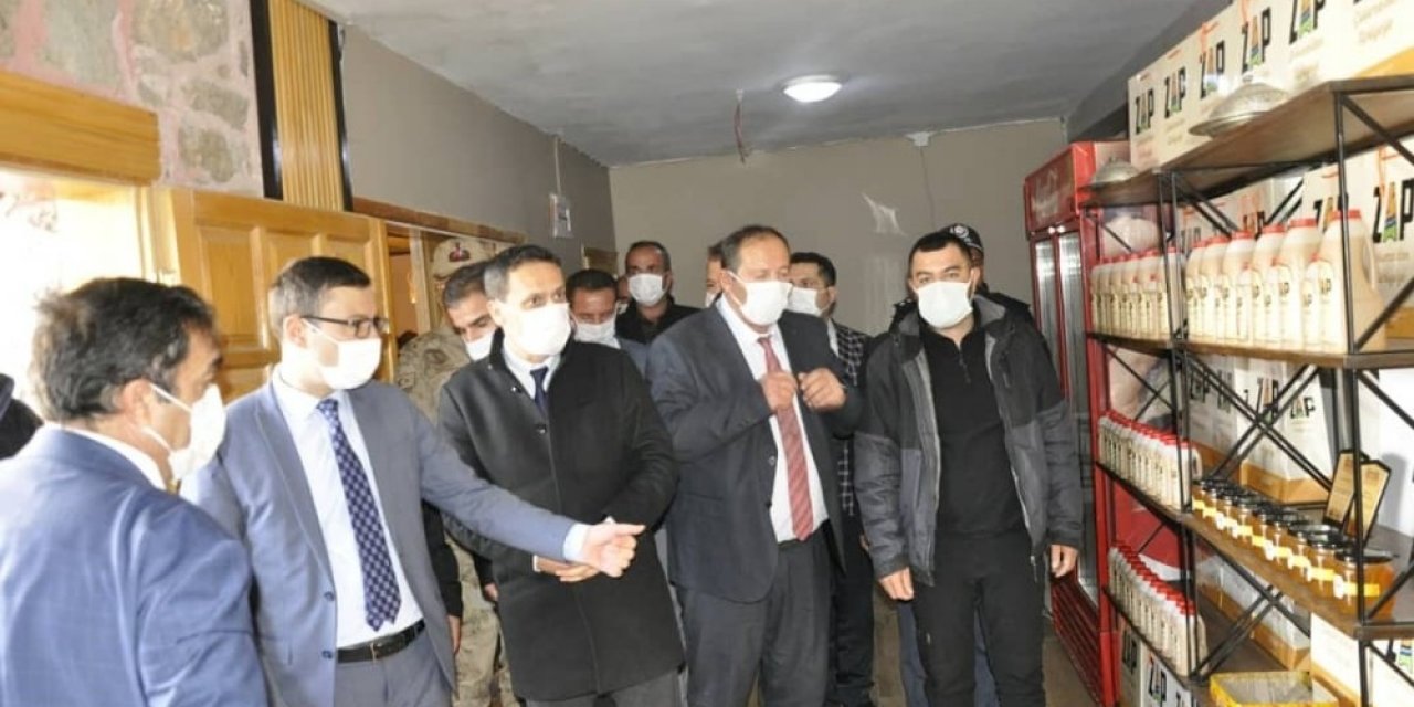 Dap Heyeti Çukurca’da İncelemelerde Bulundu